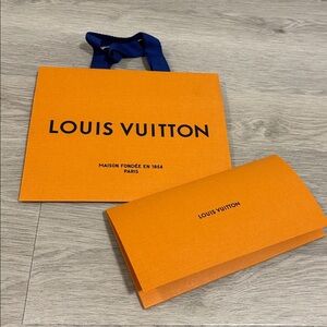 Louis Vuitton Gift Bag and card - LV gift set